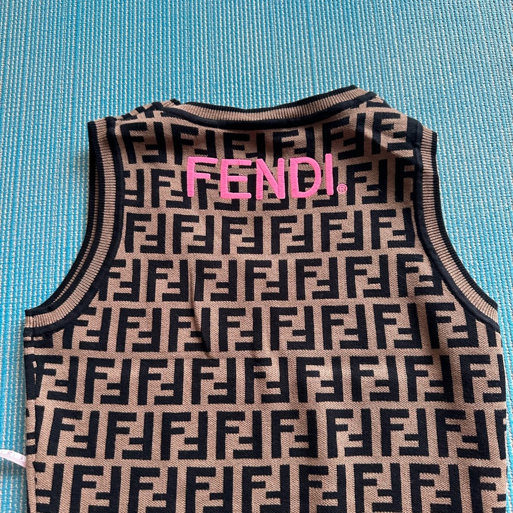 Fendi FF Monogram Logo Dress - IT 38 - Picture 5 of 7